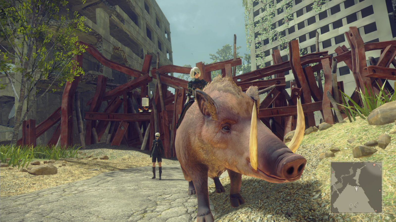 Yeah, I used a pig-riding screenshot.